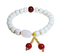 SBZIOJHDR Pulsera de diamantes Pulsera de Riqueza Amuleto Cristal la Suerte Proteger los espíritus malignos Talismán for Prosperidad Dinero Buena, Estilo D(Style a-8 inches)