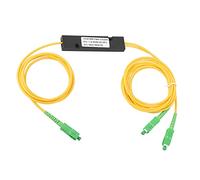 SC 1x2 Divisor de Fibra óptica Modo único 9/125 μm Splitter con módulo ABS 0.9 mm Jacket PVC 250 ° C Temperatura de Funcionamiento Baja Pérdida de inserción para Redes PON FTTH