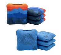 SC Cornhole Games Bolsas de Cornhole profesionales de doble cara, 16 onzas, 6 x 6 pulgadas con relleno de resina premium, bolsas de frijoles oficiales de torneo Slide/Stick Pro - Regulación/Aprobado