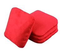 SC Cornhole Games Bolsas profesionales Cornhole (juego de 4) - Slide/Stick Pro Series Bolsas de agujero de maíz (rojo)