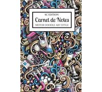 Sc Edition Carnet de notes ligné pointillé Doodle science art style A5 | Notebook 100 pages, | Idéal comme journal, bullet, carnet d'idées, carnet d'écriture