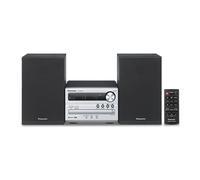 SC-PM250EC-S sistema de audio para el hogar Microcadena de música para uso doméstico 20 W Plata
