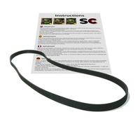 SC Solocorreas - Correa lavadora compatible (5EPJ 1210 / EPJ 1210/1210 J/EL 1210 J5 / 1210 PJE / 1210 J5 / 1210 J5 MAEL / 1210 PJ)