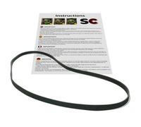 SC Solocorreas - Correa lavadora compatible (5EPJ 1270 / 5PJE 1270/1270 J5 / 5PJ 1270/1270 J / 4PJ 1270EL / 6PJ 1270/1270 J3 / PJ 1270 / EPJ 1270/1270 J4 / 1270 PJ)