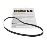 SC Solocorreas - Correa lavadora compatible (5PJE 1244 / EL 1244 J4 / 1244 J5 / 1244 J / 4EPJ 1244/1244 PJE / 4PJE 1244/1244 PJ/EPJ 1244)