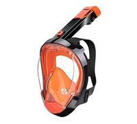 Sc Uba Tank With Mas K Sc Uba - Kit de buceo para buceo recreativo, esnórquel de cara completa, Mas K, buceo, Mas K para adultos, vista panorámica de 180°, esnórquel Mas K Sa Fe respirando una fuga Ti