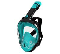 Sc Uba Tank With Mas K Sc Uba - Kit de buceo para buceo recreativo, esnórquel de cara completa, Mas K, buceo, Mas K para adultos, vista panorámica de 180°, esnórquel Mas K Sa Fe respirando una fuga Ti