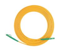 SC/UPC-SC/UPC-SM SCAPC FC/APC Cable de puente de fibra óptica TV monomodo de un solo núcleo diagonal de ocho grados cable de extensión de cola (LC APC-LC APC, 2 m)