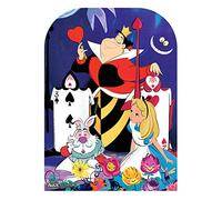 SC1093 Reina de Corazones - Recorte de cartón para niños, cumpleaños, Regalos, Fiestas y fanáticos, Altura 131 cm