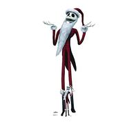 SC4033 Jack Skellington Santa Suit The Nightmare Before Christmas Kingdom Hearts Lifesize Cartón Recorte con Mini Gratis