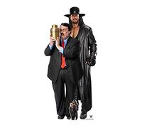 SC4161 The Undertaker and Paul Bearer WWE - Recorte de cartón de tamaño Real con Mini