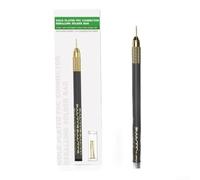 SC98 - Juego de pines de soldadura de cobre puro chapado en oro de fibra de carbono con diseño de cabeza de bola resistente a los arañazos para reparación de PCB de teléfono móvil (juego de agujas de