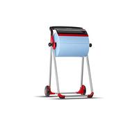 SCA Paño de limpieza soporte de suelo Ku./Metal rojo/negro B.646xH.1006xD.530mm