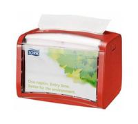 SCA Tork 272612 xpressnap Mesa dispensador, Color Rojo (4 Unidades)