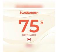 SCADDABUSH Italian Kitchen & Bar Gift Card 75 CAD Key - CANADA