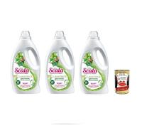 Scala detergente lavatrice bergamotto e Legni Pregiati 1,5 l detergente líquido bergamota y maderas preciosas, 3 x 1,5 l + Polpa italiana Gourmet 400 gr