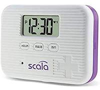 scala Pastillero temporizador 6 compartimentos, 5 alarmas, color blanco