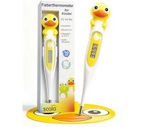 Scala Sc 44 Duck Flex Speed 10 Sec. Termómetro Digital Fiebre Corporal Niños Adultos Medición Oral Rectal Axilar Preciso Rápido Seguro, Verde, Unisex, jaune
