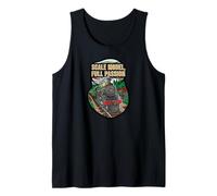 Scale Model Full Passion Vintage Steam Train Hobby Camiseta sin Mangas