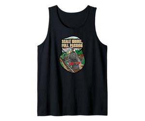 Scale Model Full Passion Vintage Steam Train Hobby Camiseta sin Mangas