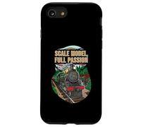 Scale Model Full Passion Vintage Steam Train Hobby Carcasa para iPhone SE (2020) / 7/8