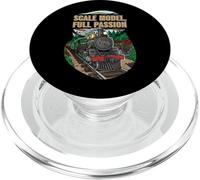 Scale Model Full Passion Vintage Steam Train Hobby PopSockets PopGrip para MagSafe
