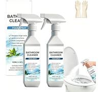 Scale Remover Bathroom Cleaner, All-Purpose Bathrooms Descaler Foam Spray for Tiles, Glass, Stainless, Steel, Sinks (2Pcs)
