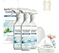 Scale Remover Bathroom Cleaner, All-Purpose Bathrooms Descaler Foam Spray for Tiles, Glass, Stainless, Steel, Sinks (3Pcs)