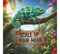 Scale up your mood: Reptile colouring book