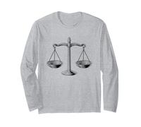 Scales of Justice Libra Star Sign Legal Gift Abogado Juez Manga Larga