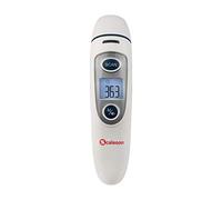 SCALESON S240 Termómetro clínico de infrarrojos sin contacto/Termómetro de oído/Termómetro de frente/Con pantalla LCD/Memoria y alarma de fiebre