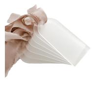 Scalewbin Juego de 100 tarjetas de mesa de acrílico esmerilado para boda, con transparente para regalos, tarjetas de nombre, tarjetas de nombre, manualidades, fiestas, buena mano de obra