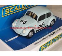 Scalextric 4498 1:32 Volkswagen Escarabajo N.º 66 Azul Coche de Slot HD