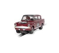 Scalextric C4546 Ford Anglia 105E-Broadspeed Slot-Cars, Maroon