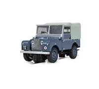 Scalextric C4661 Land Rover Series 1 RAF Edition Slot Car, Service Blue, con Luces de Trabajo y magnatraction Escala 1:32