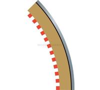 SCALEXTRIC C8225 Borde Interno 45° Radio 2 (4)