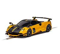 Scalextric Cars - C4212 Pagani Huayra Roadster BC, Amarillo, Coche de Ranura de Juguete para Uso con Pistas de Carreras Conjunto, Ideas de Regalo para niños pequeños para niños a Partir