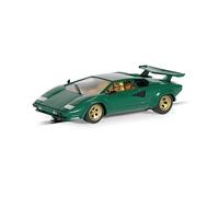 Scalextric Cars - C4500 Lamborghini Countach - Verde - Coche de Ranura de Juguete para Uso en Pistas de Carreras o Set - Ideas de Regalo para niños pequeños y niñas de 5 años Accesorios