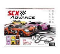 Scalextric - Circuito ADVANCE - Pista de Carreras Completa - 3 coches y 2 mandos 1:32 (GT World)