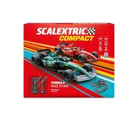 SCALEXTRIC - Circuito Compact - Pista de Carreras Completa - 2 Coches y 2 mandos 1:43 (Formula Race to Win)