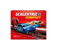 Scalextric - Circuito COMPACT - Pista de Carreras Completa - 2 coches y 2 mandos 1:43 (Jump & Loop)