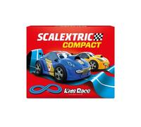Scalextric - Circuito COMPACT - Pista de Carreras Completa - 2 coches y 2 mandos 1:43 (Kids Race)