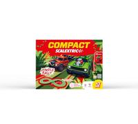 SCALEXTRIC - Circuito Compact - Pista de Carreras Completa - Coches y mandos Incluidos - Escala 1:43 (Jungle Rally Scalextric Pista) - A Pilas