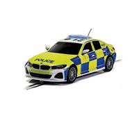 Scalextric Coches - Coche de policía C4165 BMW, 330i M-Sport, Coche de policía, Coche de Juguete para Uso con Pistas de Carreras Scalextric o Conjunto, Ideas de Regalo para niños pequeños a Partir de