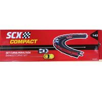 Scalextric - Accesorios y Extensiones Circuitos de Carreras Compact Escala 1:43 (Set Curva Peraltada)