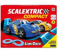 Scalextric - Circuito COMPACT - Pista de Carreras Completa - 2 coches y 2 mandos 1:43 (Kids Race)