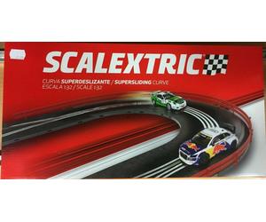 SCALEXTRIC CURVA SUPERDESLIZANTE,ESCALA 1:32,REF.U10398S100