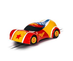 Scalextric Micro Liga de la Justicia Coche de Wonder Woman