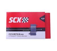 SCALEXTRIC NUEVA PISTA RECTA 80 MM DISPLAY X 2 UNIDADES SCX U10323X200