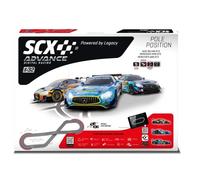 Scalextric - Pista Pole Position Advance. Audi R8 y dos Mercedes AMG. Escala 1.32 (E10596S500)